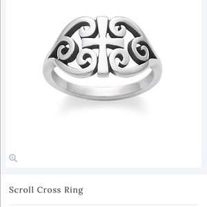 James Avery Scroll Cross ring
